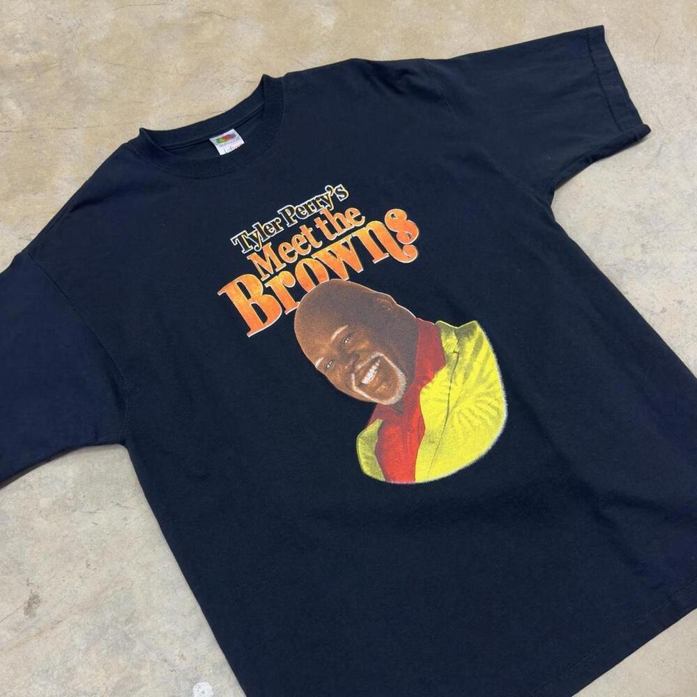 Vintage 2000’s Tyler Perry's‎ Meet the Browns Promo Tee - Picture 2 of 4